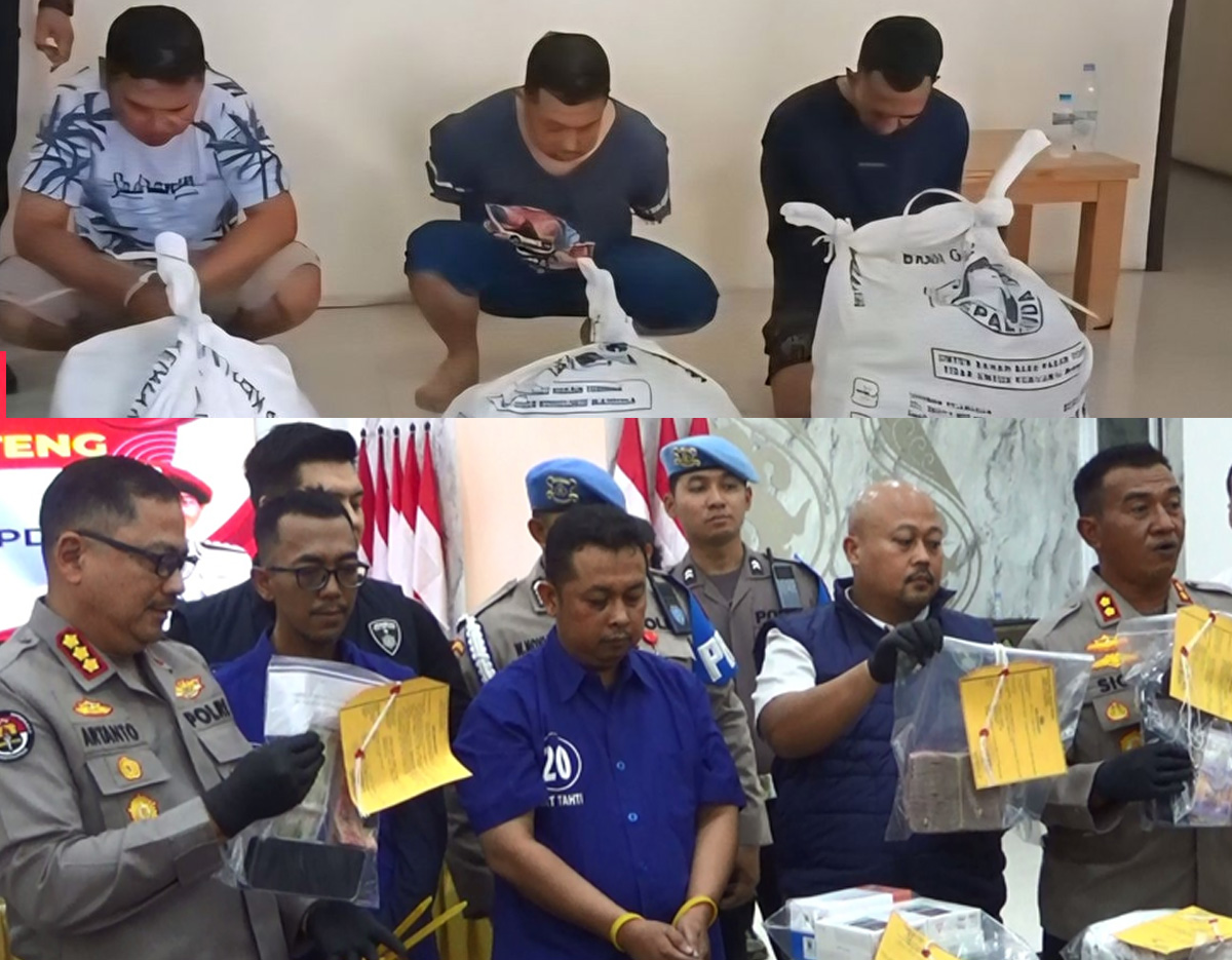 Anggun Tyas, DS dan 1 orang lagi yang masih dirahasiakan identitasnya oleh pihak kepolisian.