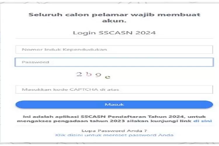 login SSCASN
