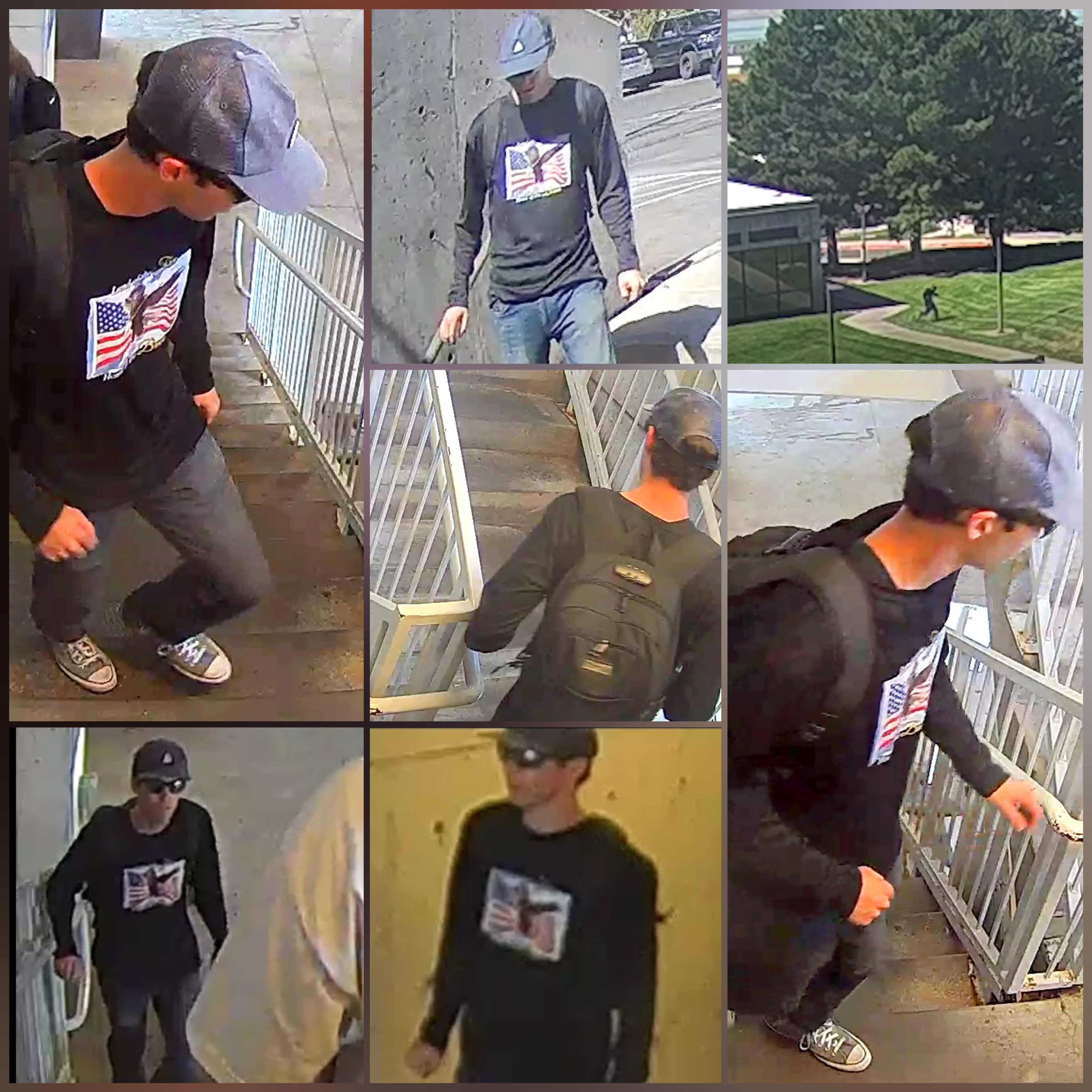 Foto terduga pelaku penembakan Charlie Kirk yang dirilis FBI.