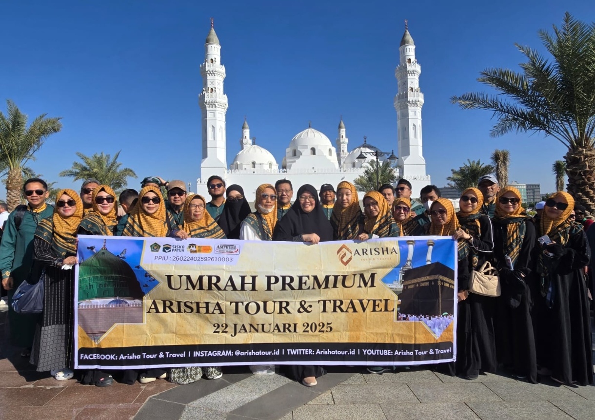Jamaah umroh premium Arisha Tour & Travel