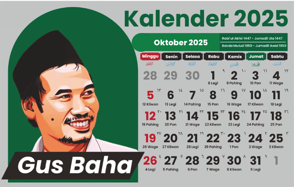 Jadwal Libur Panjang Long Weekend Bulan Oktober 2025 dan Hari-hari Besar Penting