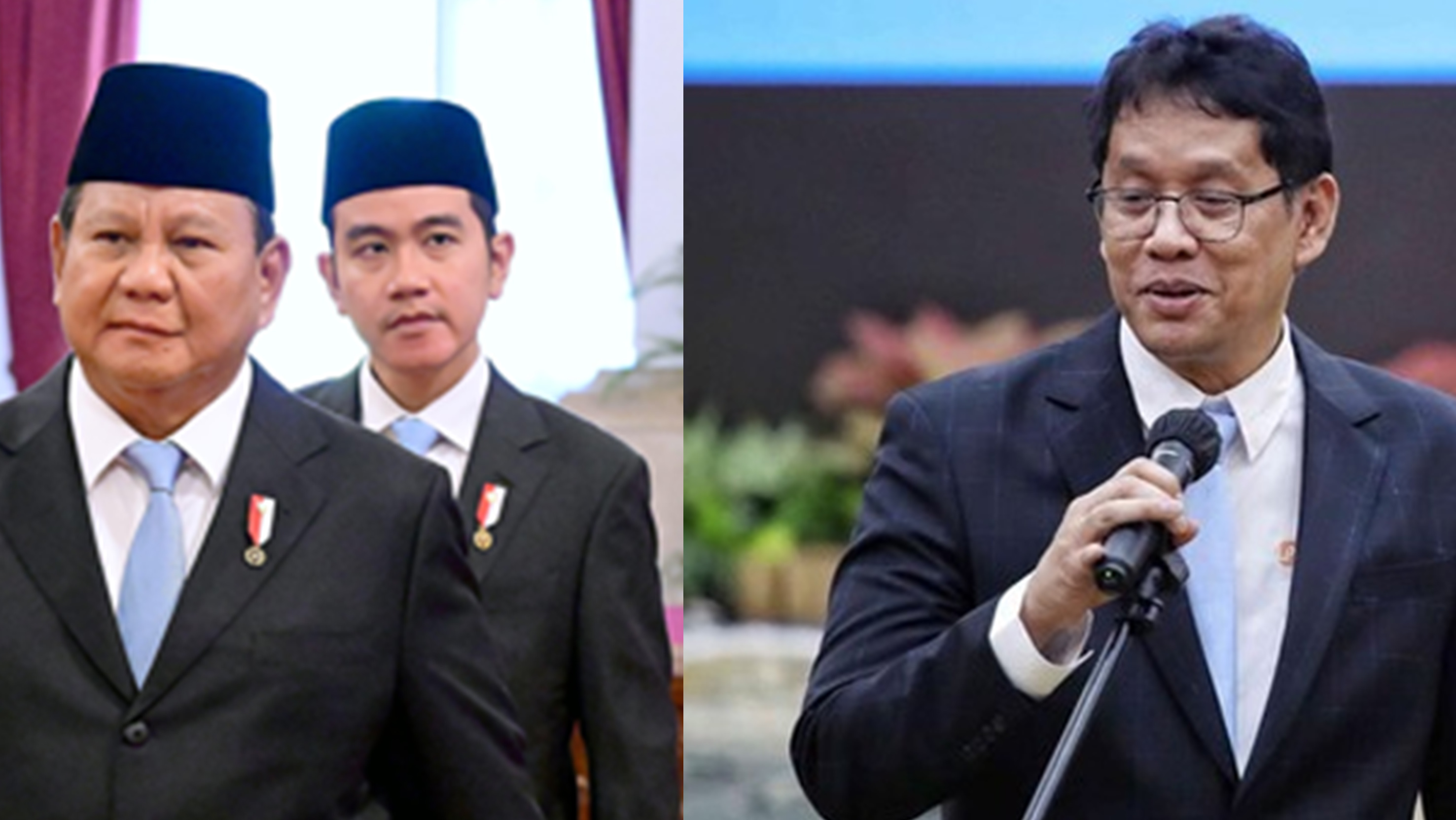 Prabowo SUbianto dan Purbaya Yudhi Sadewa