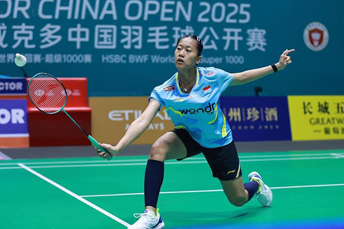 Putri Kusuma Wardani akan menghadapi wakil India, Anupama Upadhyaya di babak 32 besar Victor Korea Open 2025.