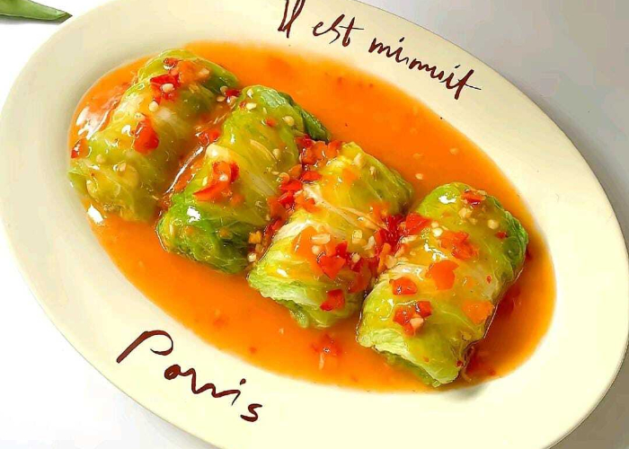 Resep sawi gulung isi tahu, camilan simple, sehat dan, mudah dibuat tentunya ramah di kantong anak kos. sumber foto: tiktok (@larisnuna)