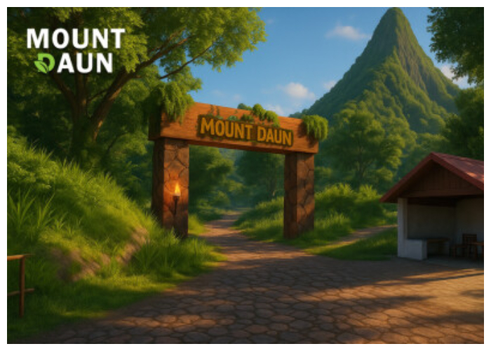 Map Gunung Daun di game Roblox (Instagram)