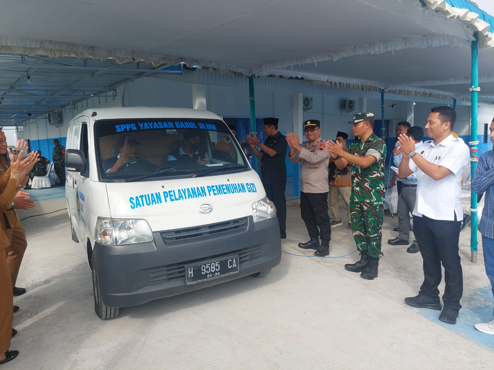 3. Bahan makanan bergizi gratis siap didistribusikan ke siswa di sekolah.(Wahibpribadi)