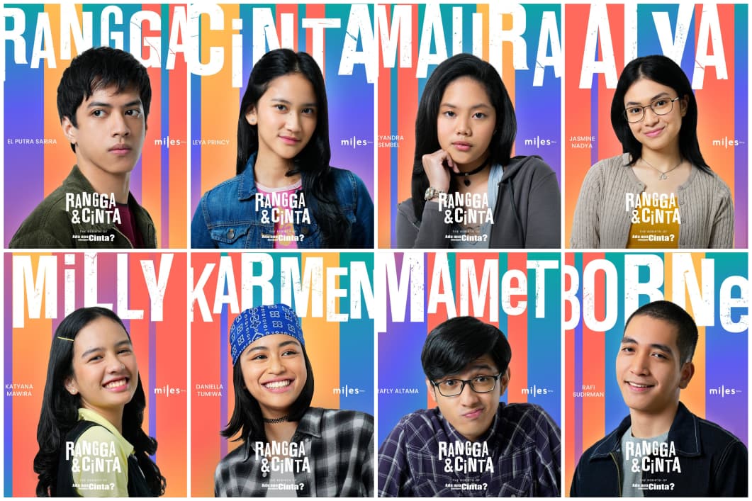 Pemeran film Rangga & Cinta (Foto: instagram @filmranggacinta)