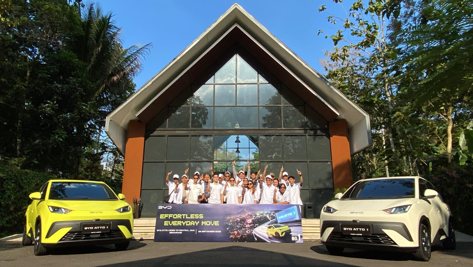 GIIAS Surabaya 2025, BYD kini memperkenalkan BYD ATTO 1 di GIIAS Semarang 2025.