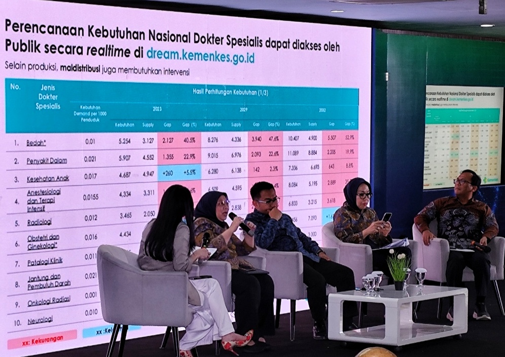 Kemenkes saat hadir dalam diskusi nasional IKA Medica FK Undip
