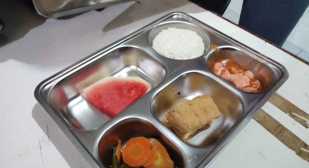 Salah satu menu Makan Bergizi Gratis (MBG).