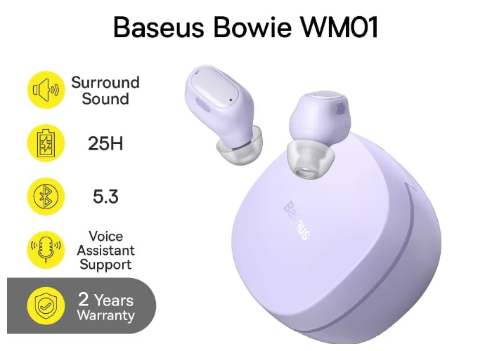 Basesus Bowie WM01 (Shopee/baseusofficialshop)