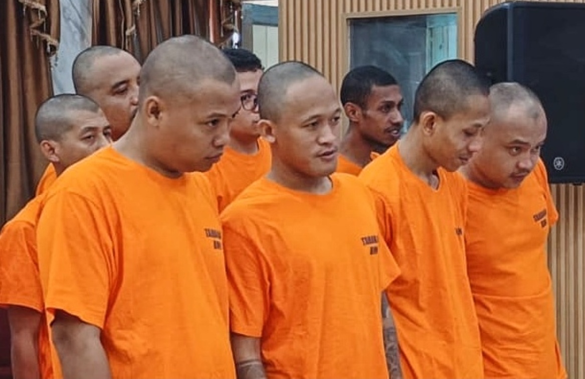 Tampang para tersangka kasus narkoba diringkus BNNP Jateng