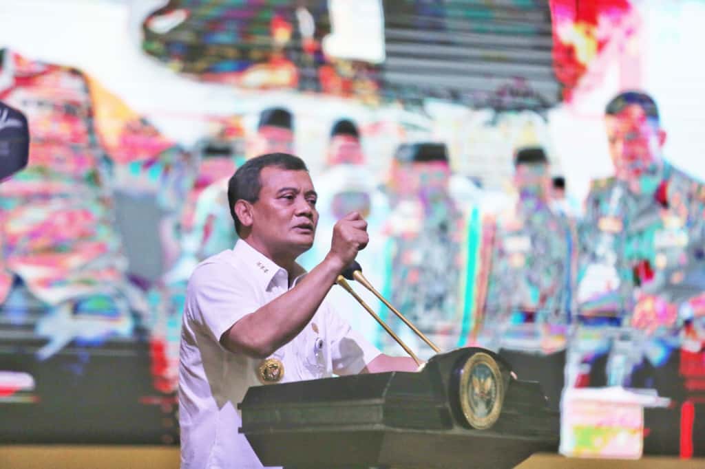 Gubernur Jawa Tengah Ahmad Luthfi saat kunjungan kerja di Kabupaten Boyolali, Rabu, 8 Oktober 2025.