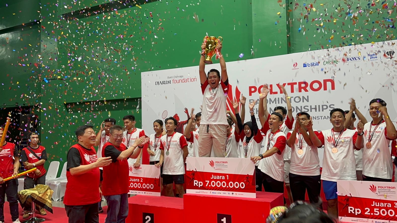 Pegadaian Juara Polytron Badminton Challenge 2025 antar instansi