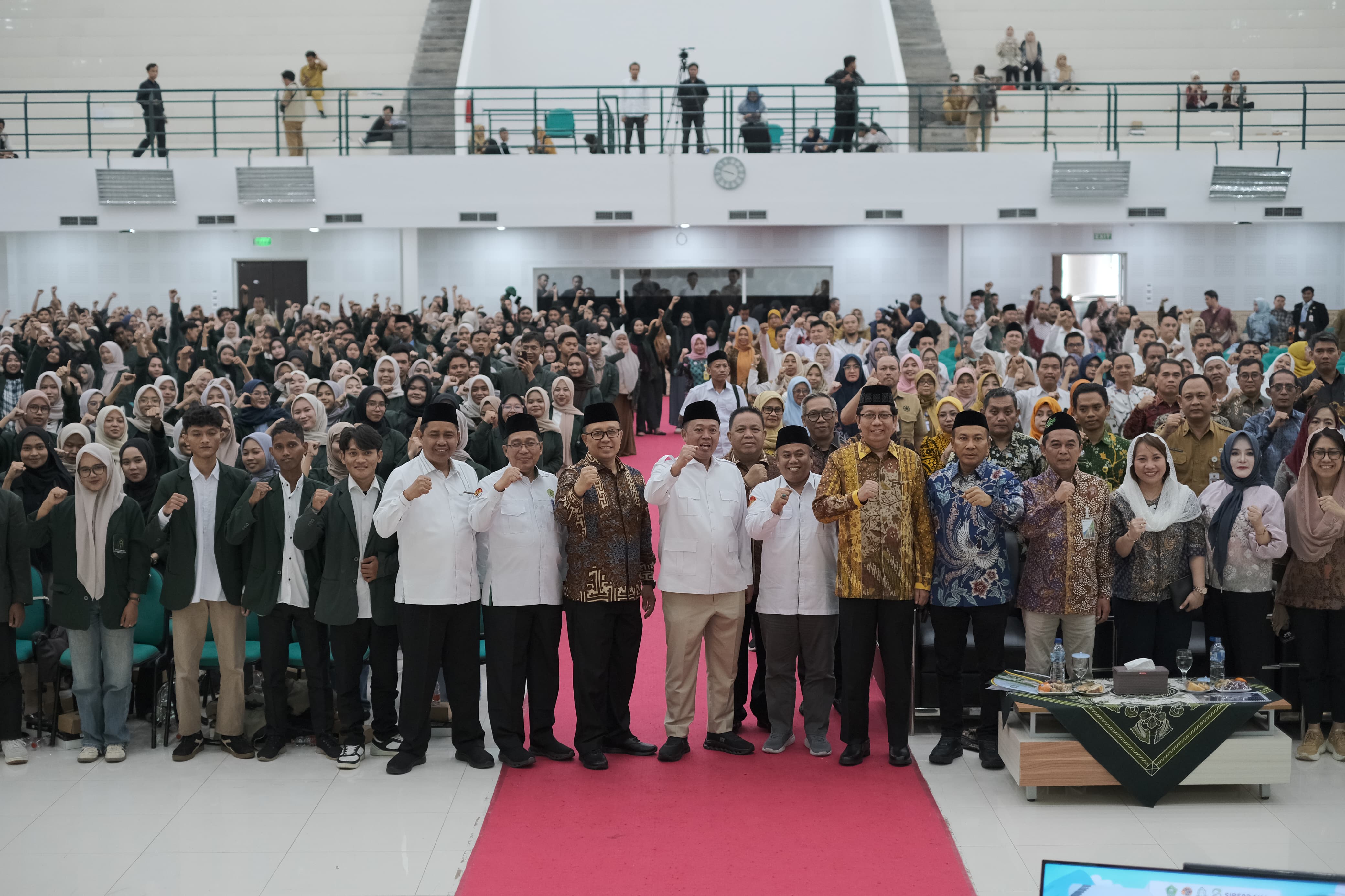 KKN TEMATIK: Penerjunan KKN Tematik UIN Gus Dur Pekalongan dihadiri Menteri ATR/BPN RI, Senin (13/10/2025).