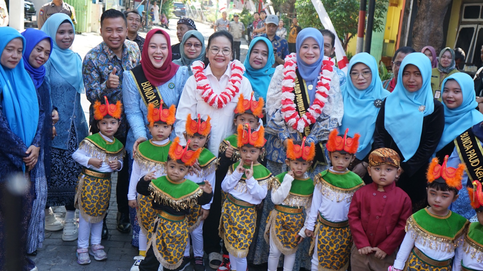 Launching PAUD EMAS di RW 4, Kelurahan Bongsari Kecamatan Semarang Barat, Kamis (16/10) pagi.
