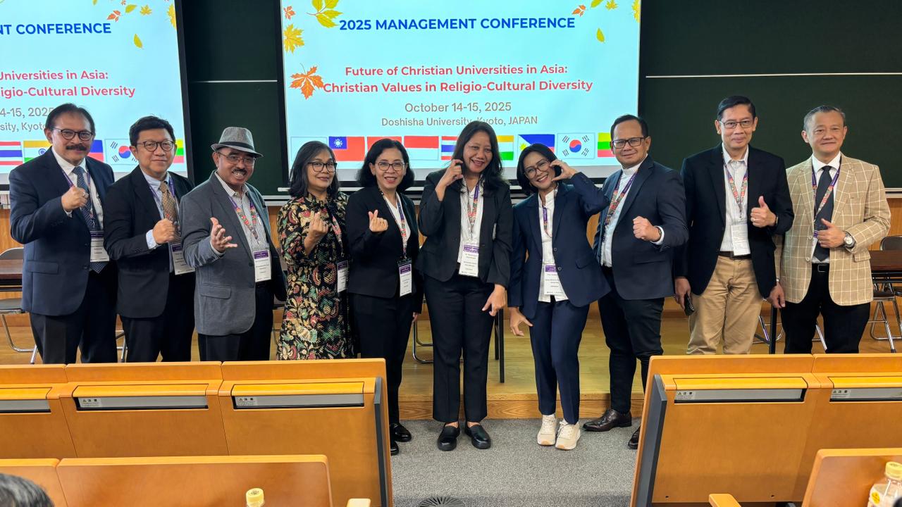 Rektor Universitas Kristen Satya Wacana (UKSW), Profesor Intiyas Utami, tampil sebagai panelis dalam ACUCA 2025 Management Conference & 26th General Assembly di Kyoto, Jepang.