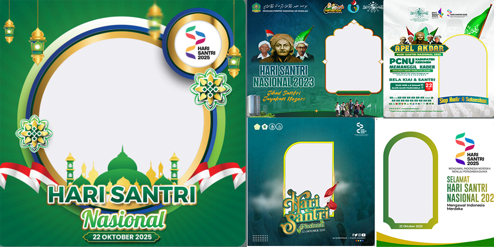 &nbsp;200 Link Twibbon Hari Santri 2025 GRATIS TInggal Pakai Di Medsos