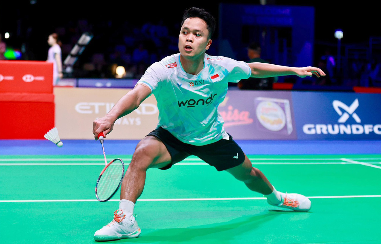 Tunggal putra Anthony Sinisuka Ginting akan menghadapi wakil Hongkong Lee Cheuk Yiu di babak 32 besar Prancis Open 2025.