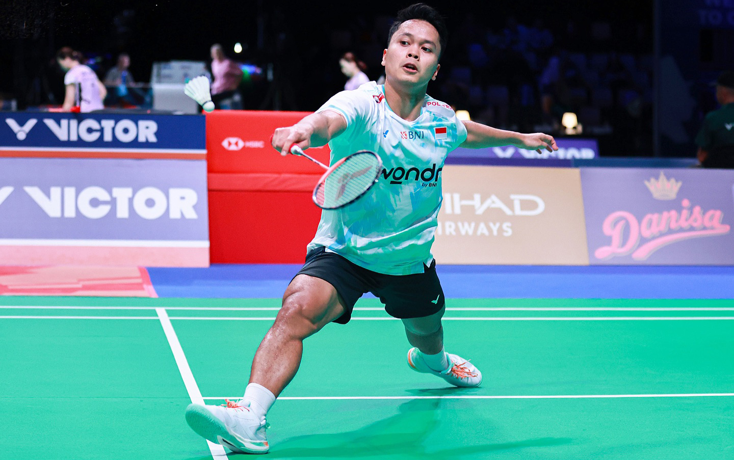 Anthony Sinisuka Ginting harus mengakui keunggulan wakil Taiwan, Chi Yu Jen 21-14, 23-25, 15-21 di babak 16 besar Prancis Open 2025, Kamis 23 Oktober.