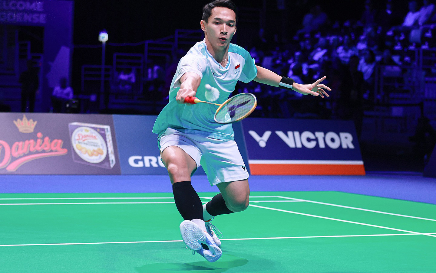 Langkah Jonatan Christie terhenti di babak 16 besar Prancis Open 2025 usai kalah 21-11, 19-21, 23-25 atas Koki Watanabe, Jepang.