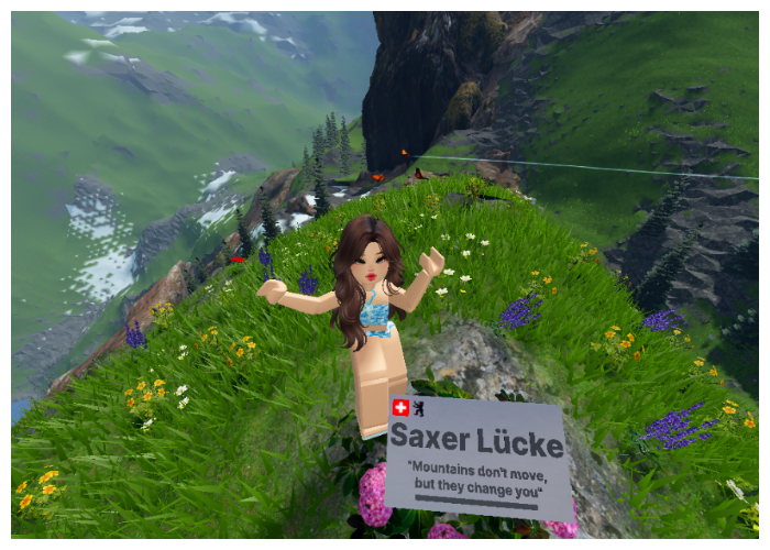 Summit di Saxer L&uuml;cke Roblox (Roblox/Swiss Mountain: Saxer L&uuml;cke)