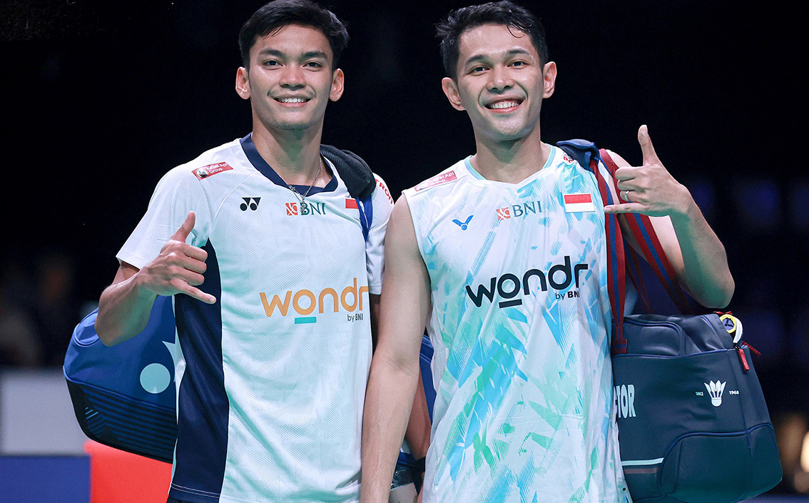 Fajar Alfian/Muhammad Shohibul Fikri menjadi unggulan kelima di turnamen Super 500 Hylo Open 2025.