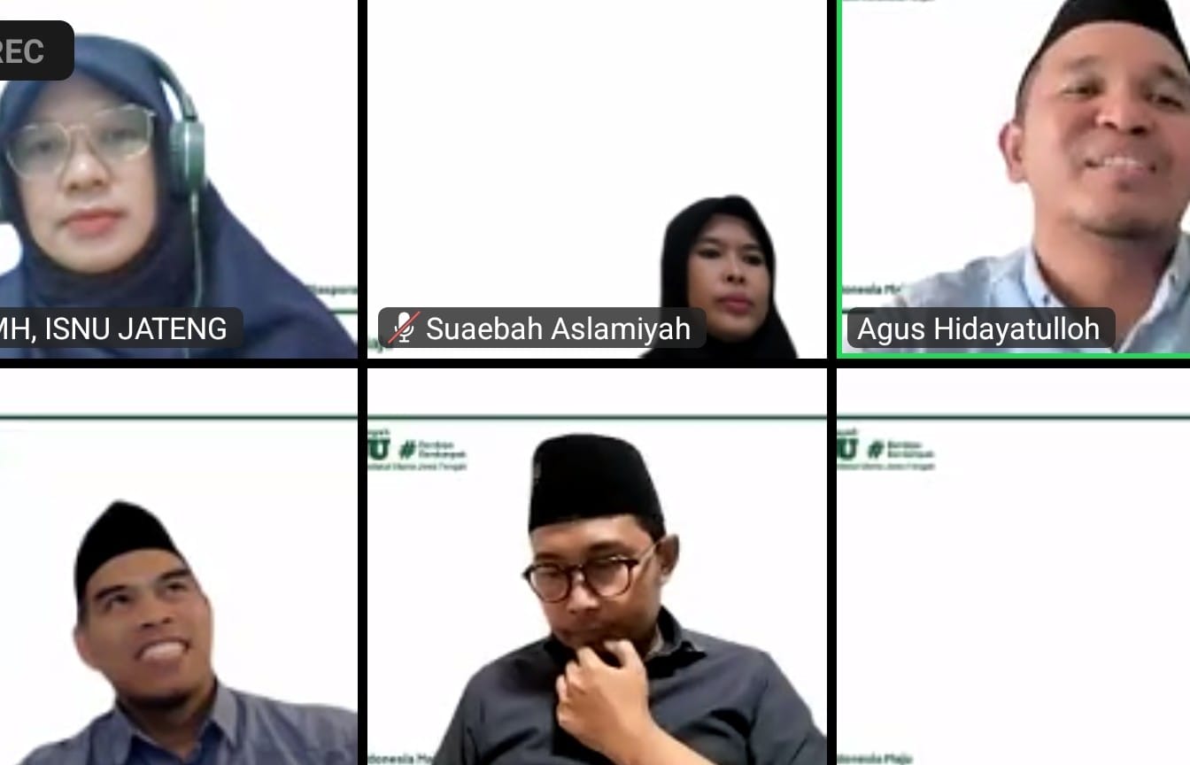 SARASEHAN DARING : Sambungrasa Diaspora NU dari Lima Benua bertema &ldquo;Dedikasi Diaspora Sarjana NU untuk Indonesia Maju&rsquo; yang dilaksanakan ISNU Jateng Jumat 24 Oktober 2025.