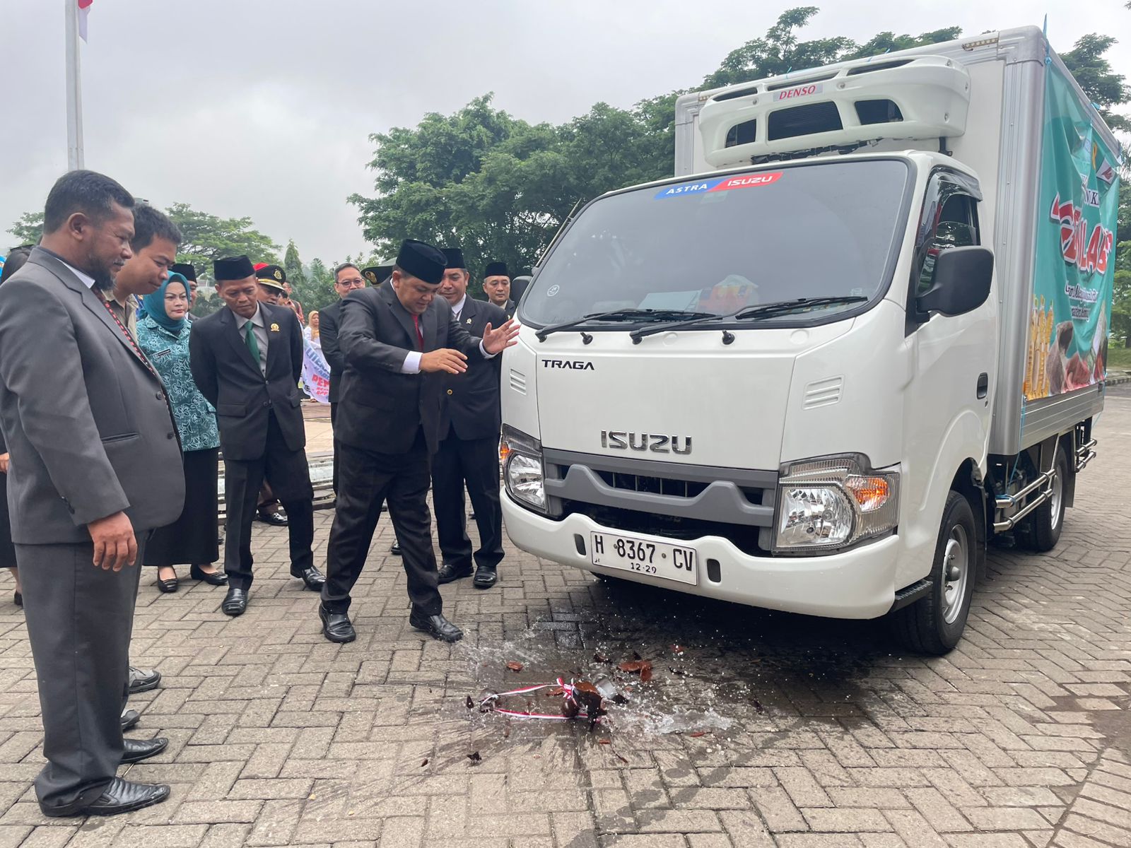 Bupati Semarang Ngesti Nugraha saat launching GEMILANG di Alun-alun Bung Karno Kalirejo Ungaran Timur. Maria Novena/Jawa Pos Radar Semarang  &nbsp;