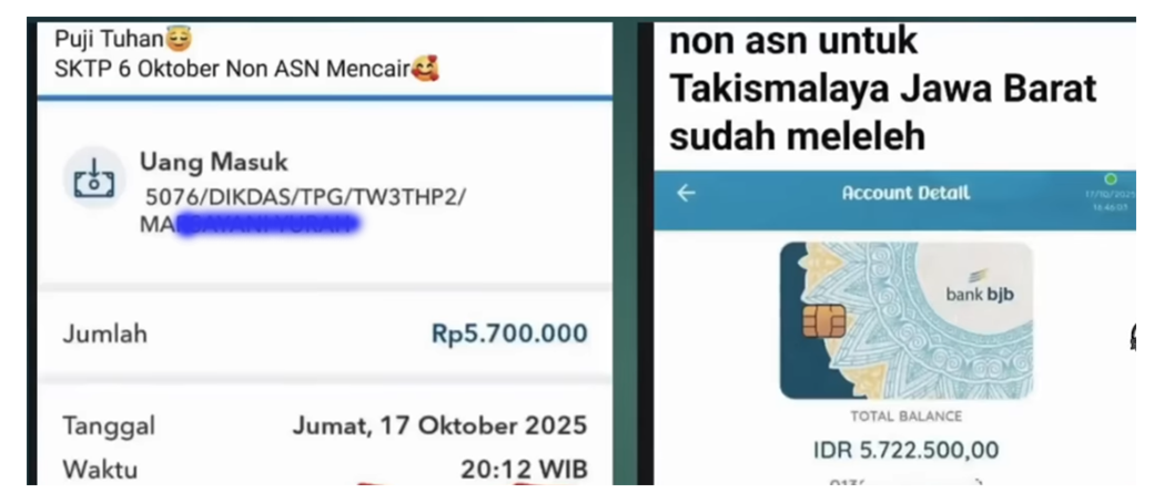 Listing 37 Daerah yang Sudah Pencairan TPG Triwulan 3 2025 Gaji Guru Sertifikasi