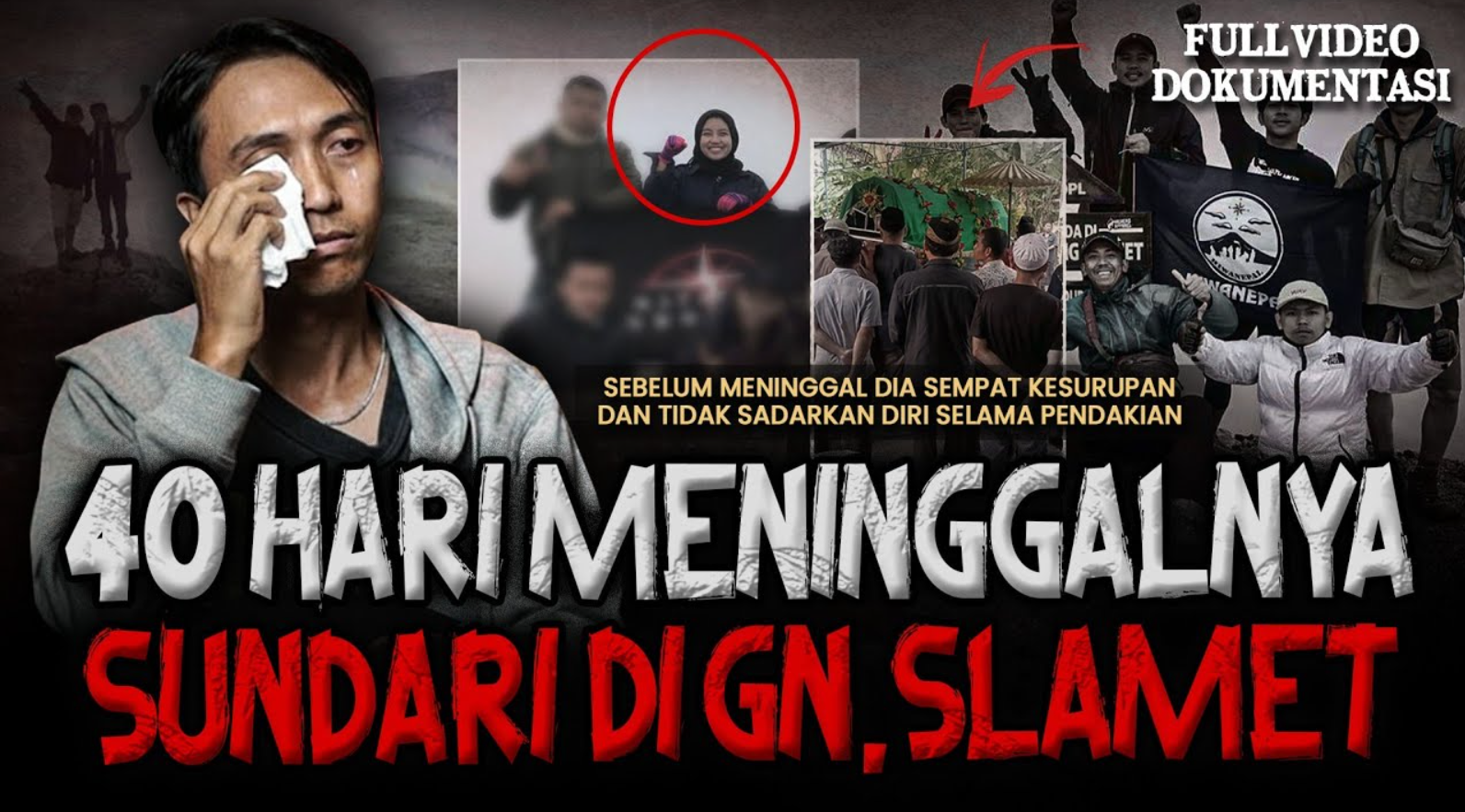Tangkapan Layar dari Thumbnail  kanal YouTube BESOK PAGI, menampilkan Kang Egy saat berbagi kisah pendakian tragis meninggalnya Fitriani Sundari di Gunung Slamet, bersama host bang Mange.