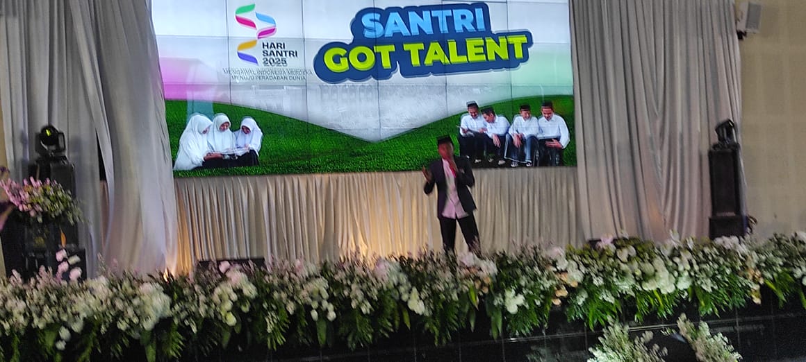 Lomba bertajuk Santri Got Talent memeriahkan peringatan Hari Santri Nasional di Auditorium Universitas Islam Negeri (UIN) Salatiga.