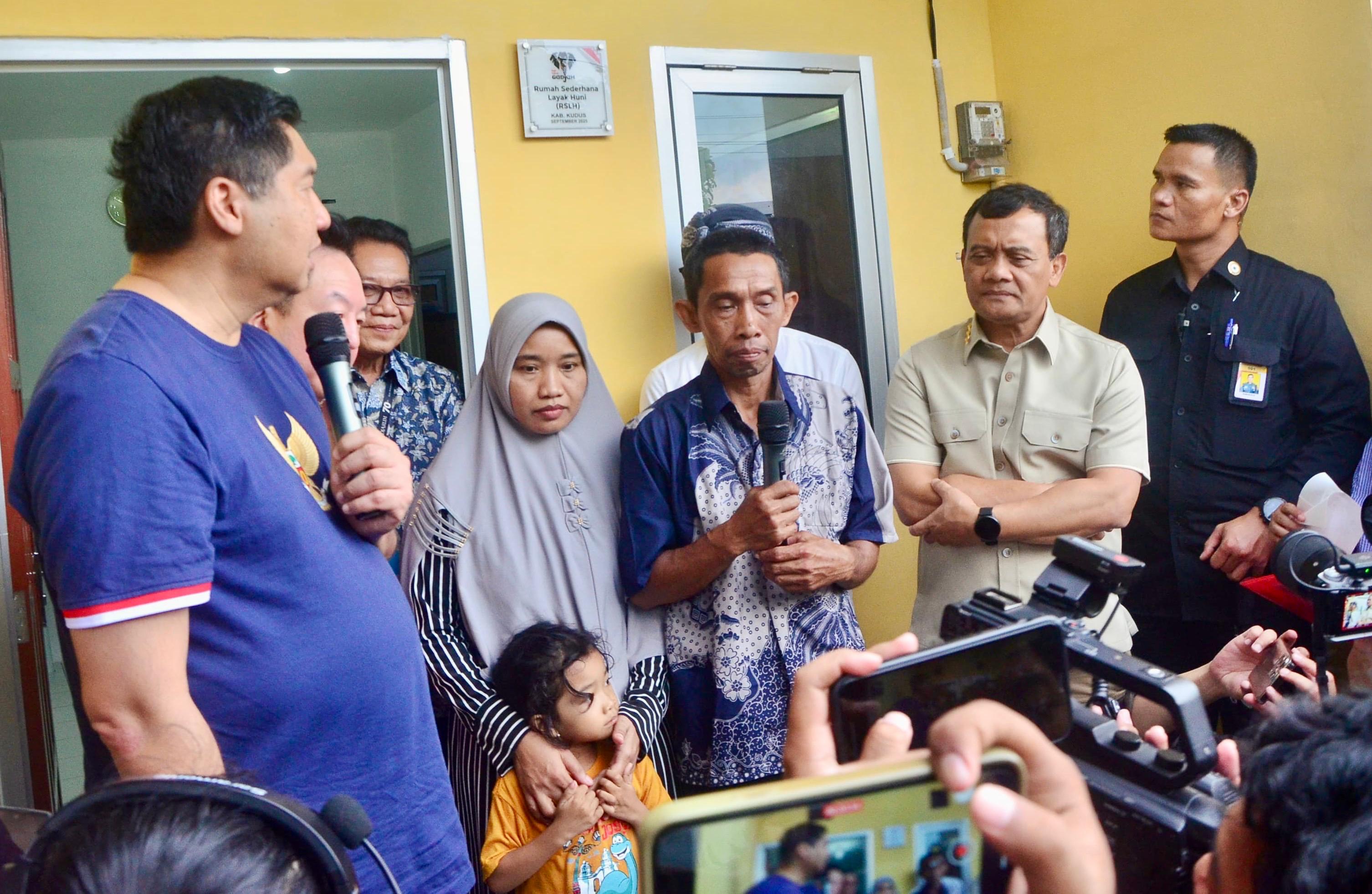 Warga Kudus Senang mendapat bantuan rumah layak huni