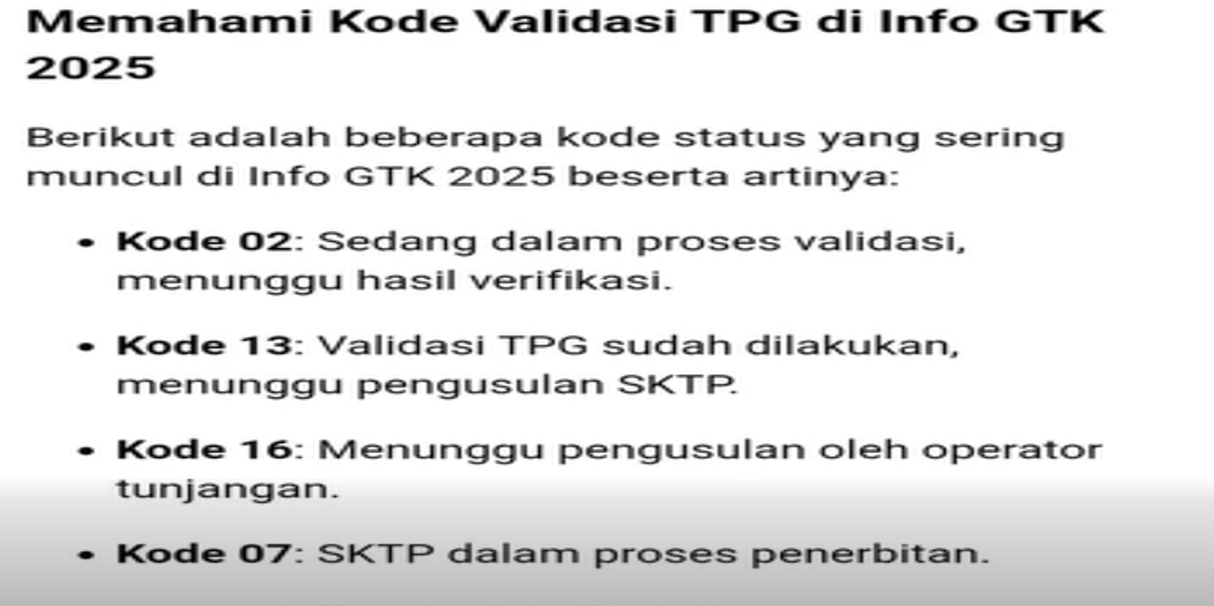 Memahami kode untuk validasi tunjangan profesi guru