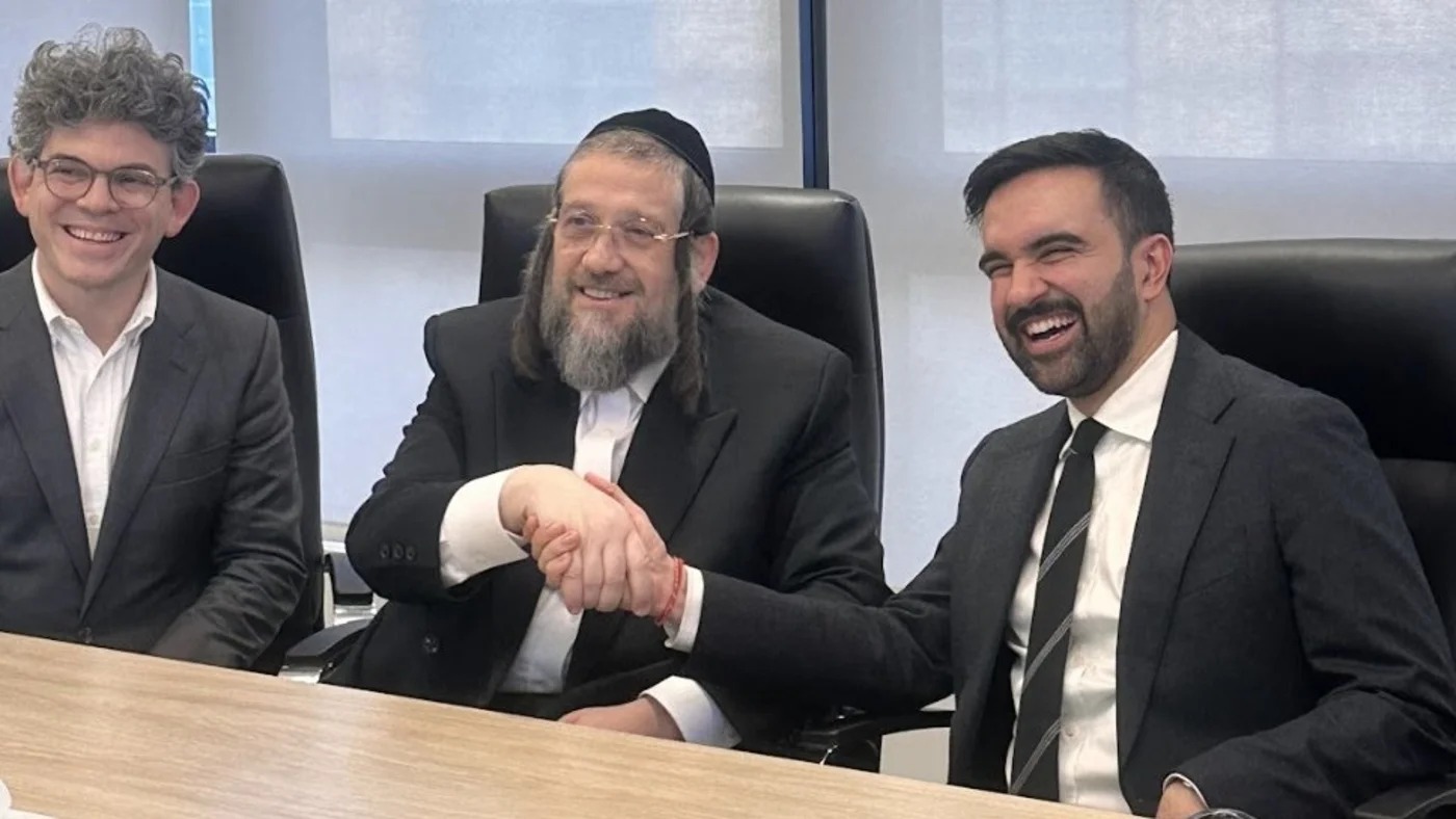 Zohran Mamdani bersama Rabbi Yahudi