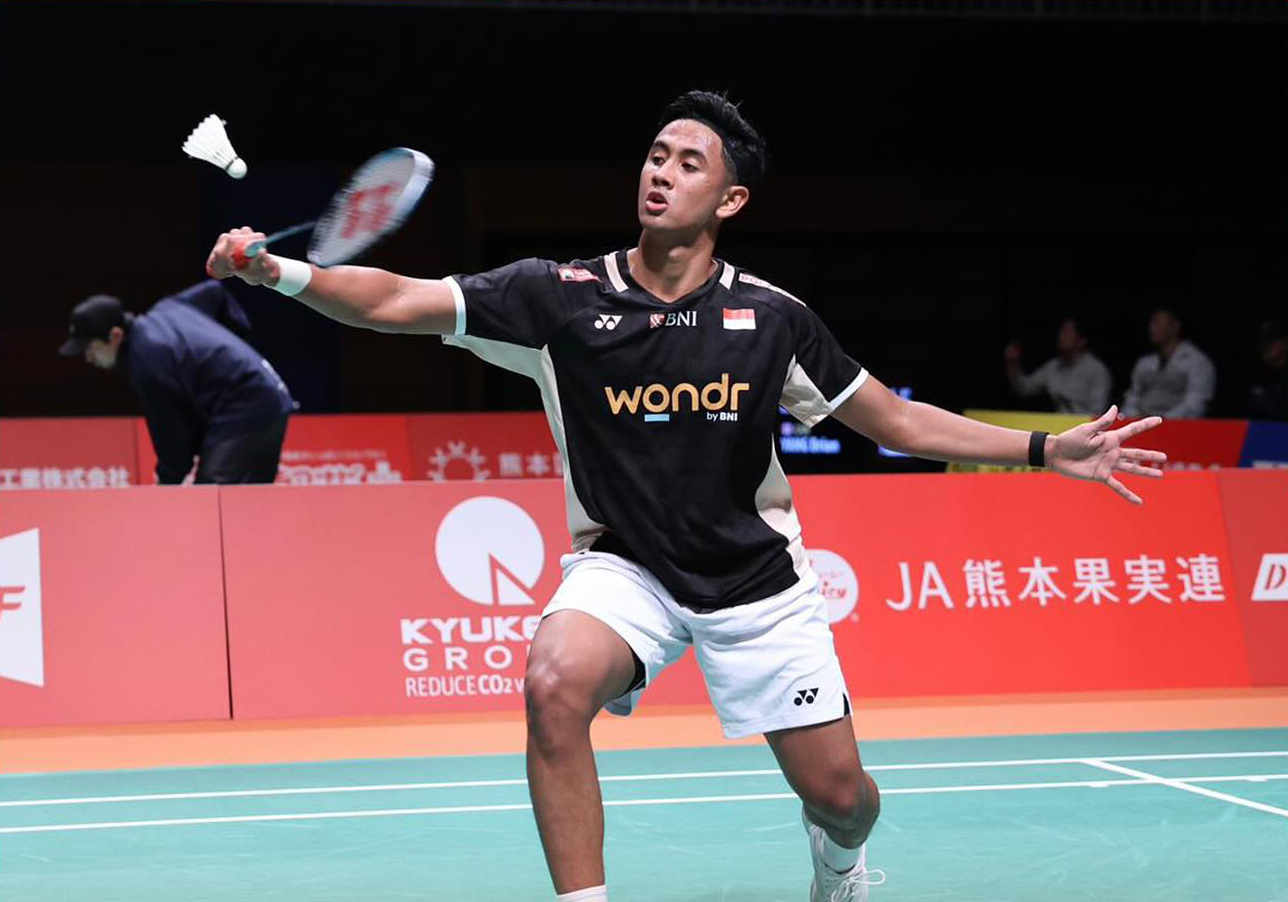 Tunggal putra Indonesia Alwi Farhan lolos ke babak 16 besar Japan Masters 2025 setelah menang dua gim langsung 21-15, 21-10 atas Takuma Obayashi, Jepang.