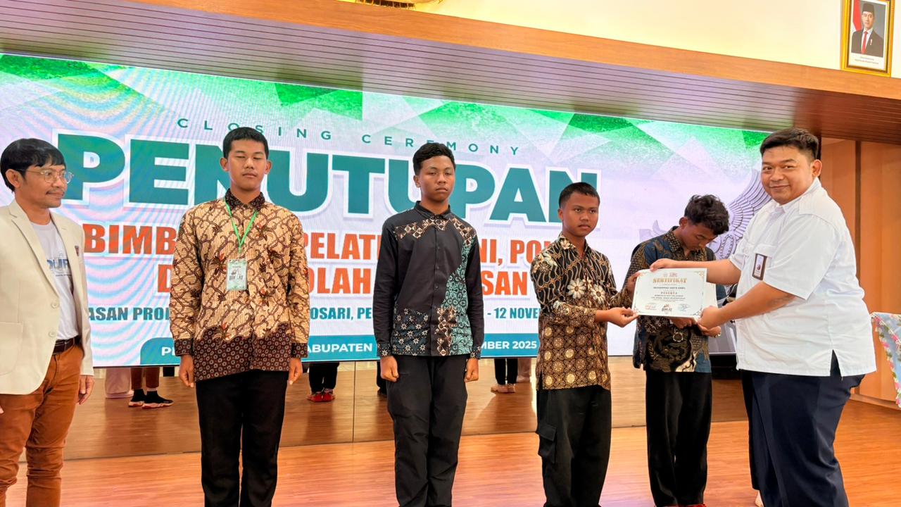 Penutupan Binlat Angkatan I di Pendopo Tumenggung Bahurekso, Rabu (12/11/2025).