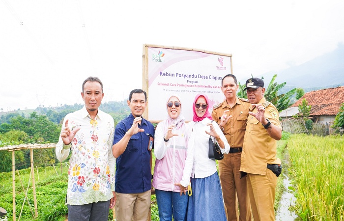 PELUNCURAN PROGRAM : Srikandi PLN UIT JBT mengimplementasikan Program Srikandi Care meningkatkan kesehatan ibu dan anak di Desa Ciapus, Kabupaten Bandung, Selasa (11/11/2025).