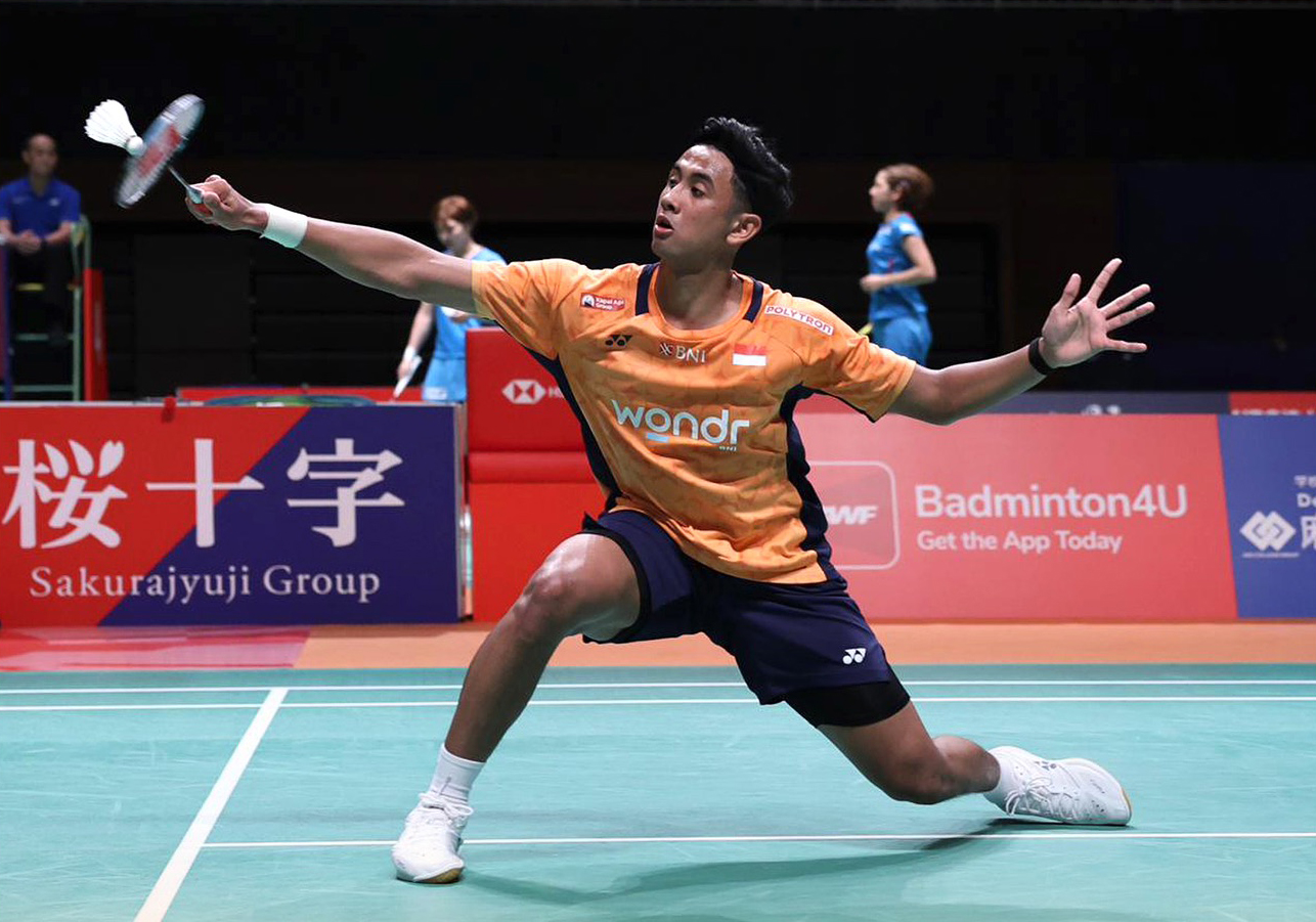Alwi Farhan harus mengakui keunggulan wakil Chinese Taipei, Wang Tzu Wei dua gim langsung 19-21, 12-21.