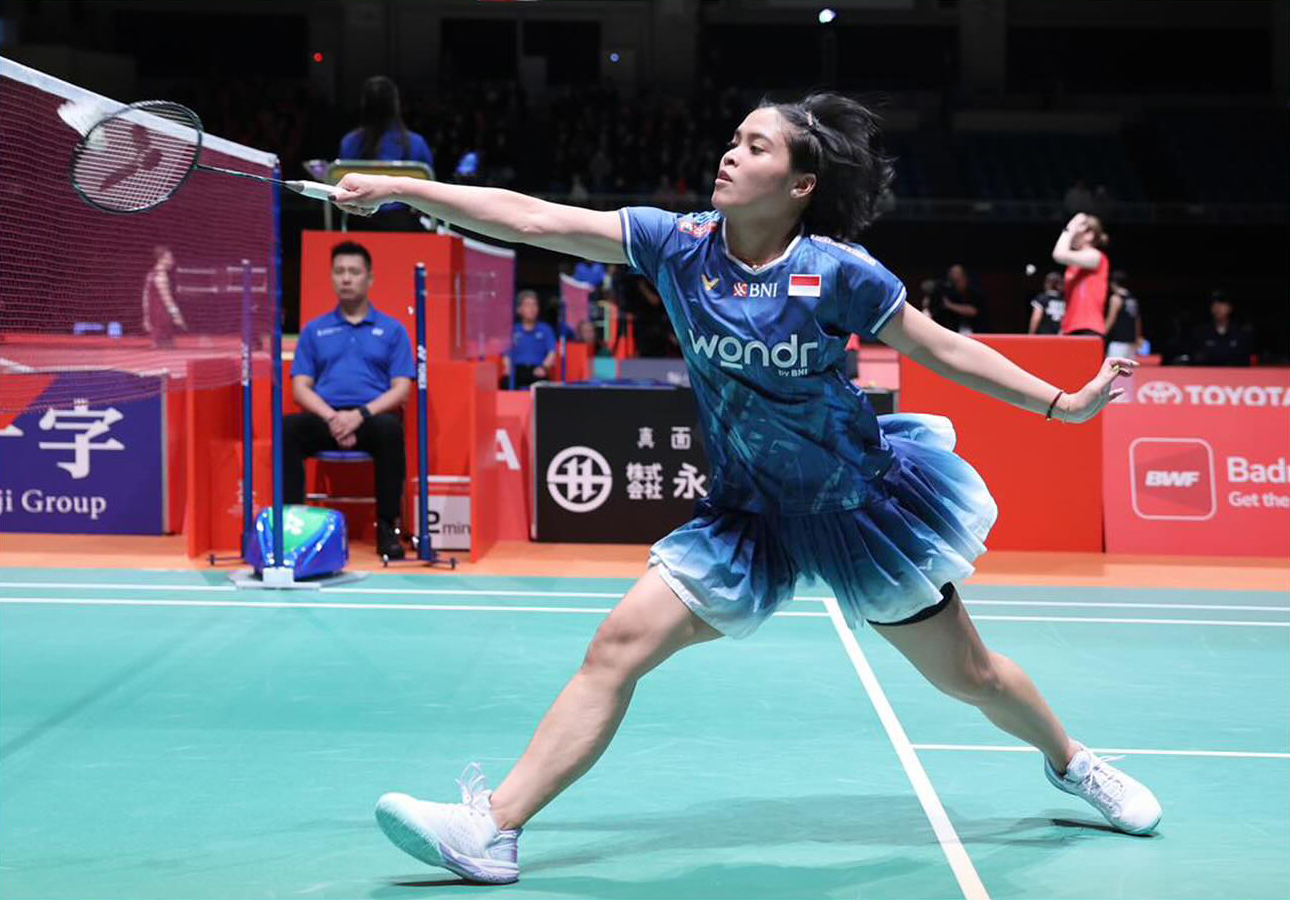 Unggulan keempat Gregoria Mariska Tunjung melaju ke babak perempatfinal Japan Masters 2025 usai mengalahkan wakil tuan rumah Jepang, Hina Akechi 23-21, 21-18.