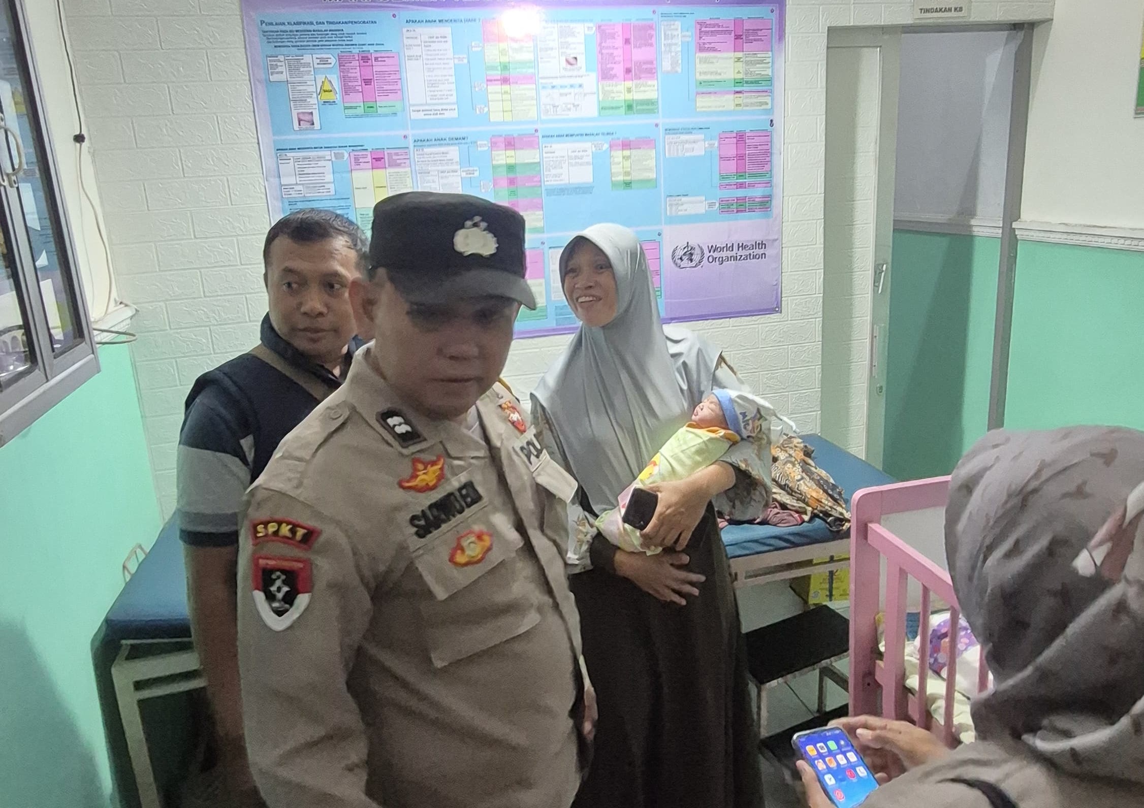 Kondisi bayi yang ditemukan dalam kondisi sehat dan dilakukan perawatan intensif