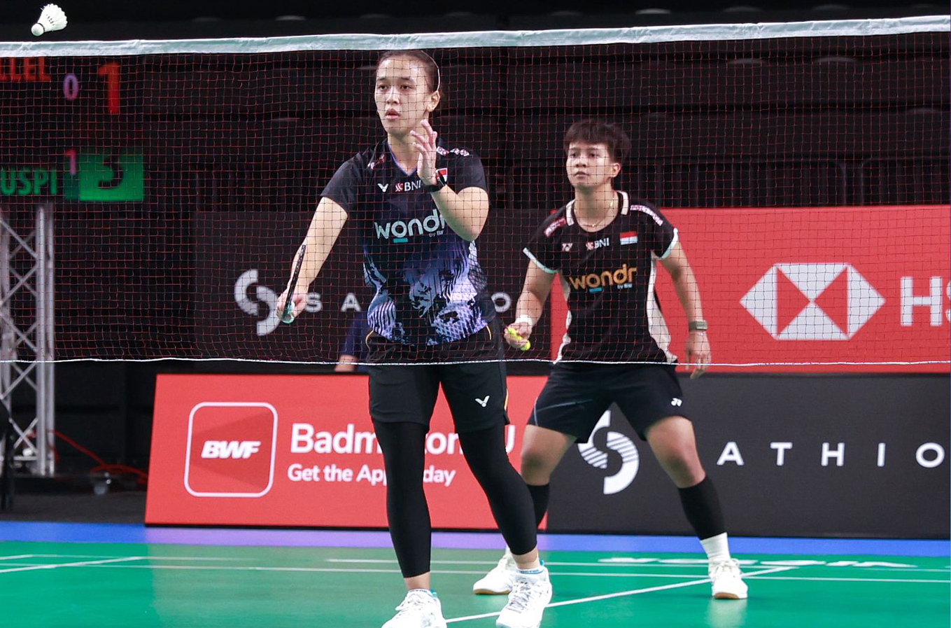 Febriana Dwipuji Kusuma/Meylisa Trias Puspitasari melangkah ke babak kedua Australia Open 2025 setelah menang dua gim atas wakil India, Treesa Jolly/Gayatri G. Pullela 21-10, 21-14.