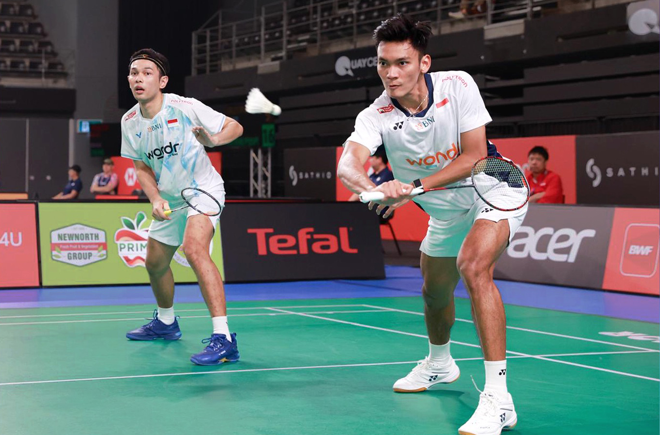 Unggulan kelima Fajar Alfian/Muhammad Shohibul Fikri lolos ke babak 16 besar Australia Open 2025 usai mengalahkan wakil Malaysia Lau Yi Sheng/Lim Tze Jian 21-15, 21-10.