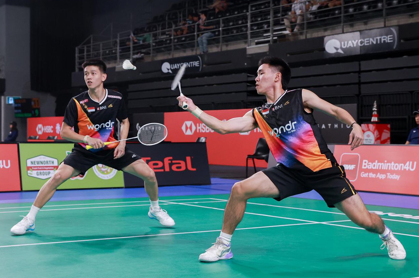 Raymond Indra/Nikolaus Joaquin melaju ke babak 16 besar Australia Open 2025 usai menyingkirkan wakil Taiwan, Lai Po Yu/Tsai Fu Cheng 21-18, 25-23.
