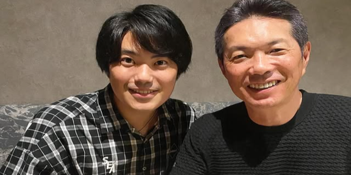 Tangkapan Layar dari Instagram Naoki Kokubo, menampilkan saat merayakan ulang tahun ayahnya Hiroki Kokubo yang merupakan Manajer SoftBank.