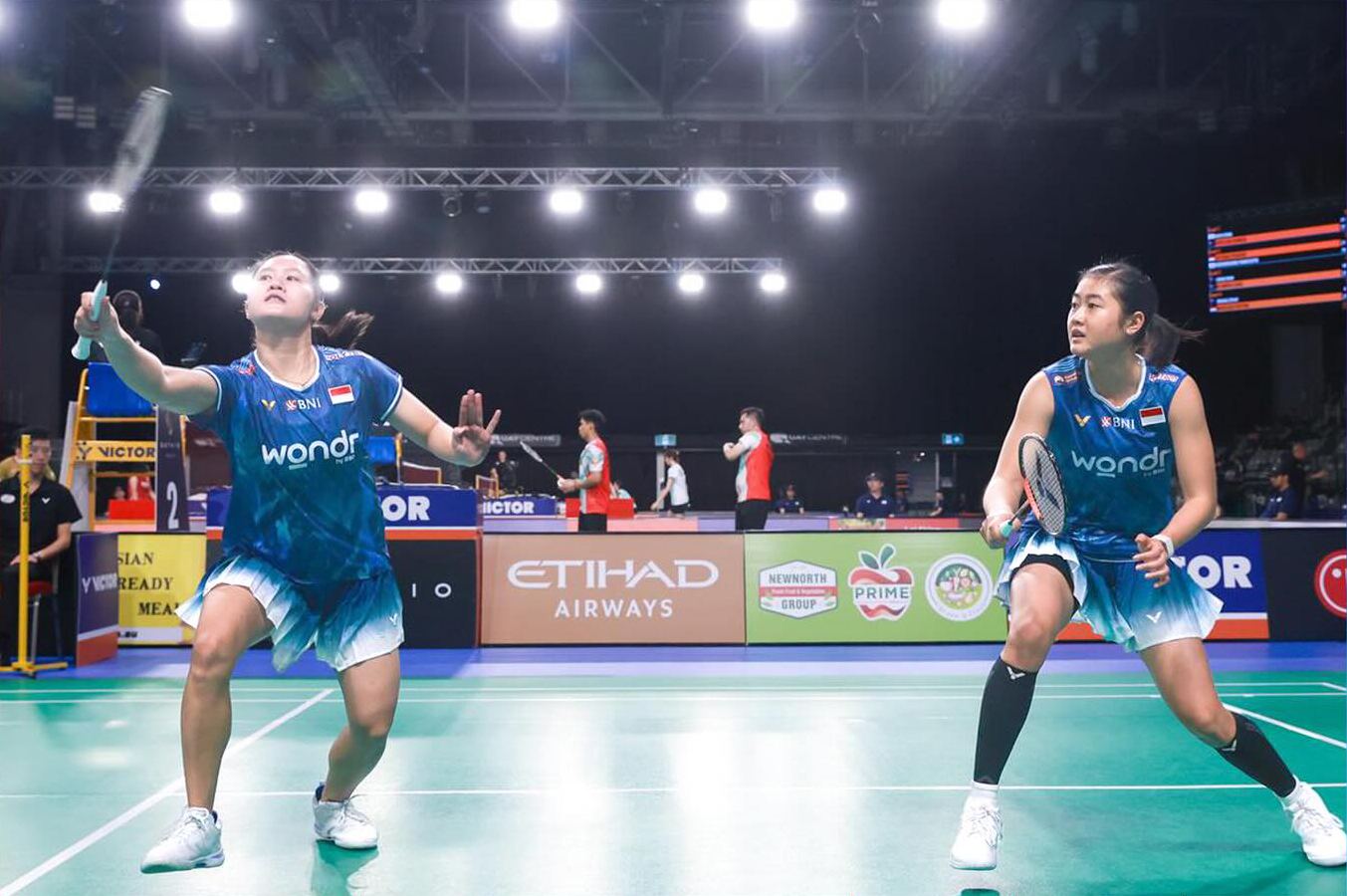 Lannya Tria Mayasari/Amallia Cahaya Pratiwi lolos ke babak 16 besar Australia Open 2025 usai mengalahkan wakil tuan rumah, Yuran Zhang/Quanquan Zhao 21-4, 21-12.