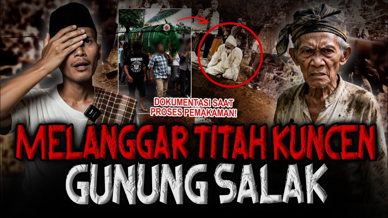 Tangkapan Layar dari Thumbnail  kanal YouTube Besok Pagi, menampilkan narasumber bernama Wahyu sedang berbagi hal mistis yang dialaminya saat mendaki Gunung Salak, bersama host Bang Mange.
