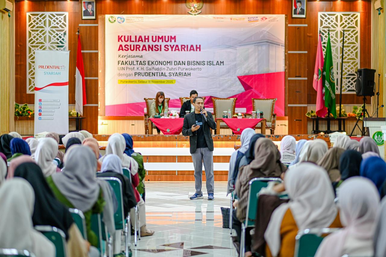 Prudential Syariah Gandeng UIN Saizu dan Universitas Muhammadiyah Purwokerto, Dorong Literasi dan Inklusi Keuangan Syariah Purwokerto, 20 November 2025 &ndash; PT Prudential Sharia Life Assurance .