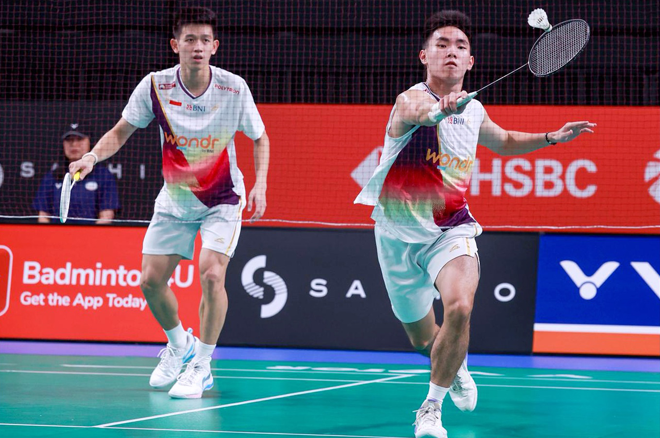 Raymond Indra/Nikolaus Joaquin lolos ke babak perempatfinal Australia Open 2025 usai mengandaskan wakil Malaysia, Choong Hon Jian/Muhammad Haikal 18-21, 21-17, 21-15.