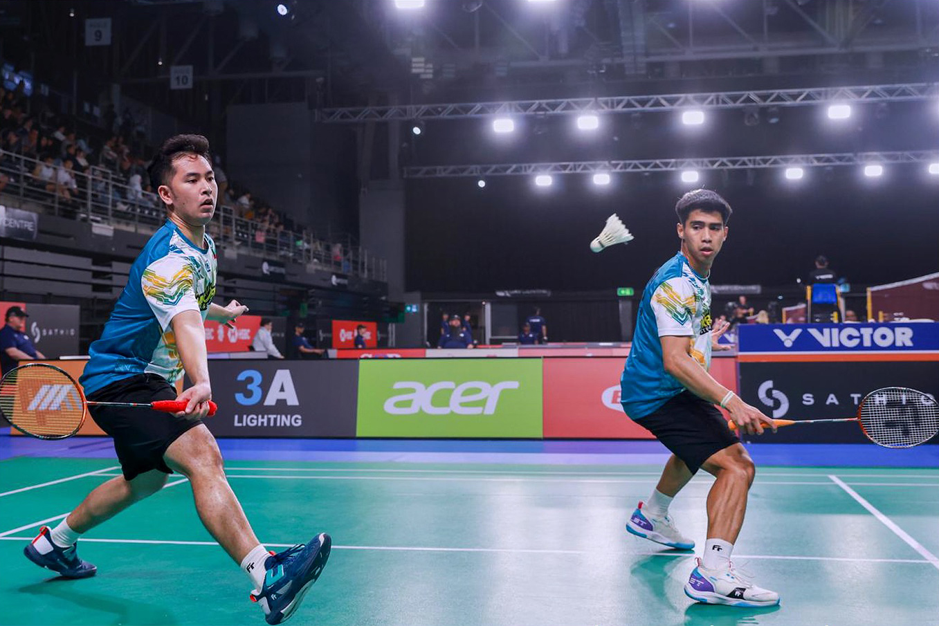 Sabar Karyaman Gutama/Moh Reza Pahlevi Isfahani melaju ke babak perempatfinal Australia Open 2025 usai mengalahkan wakil Taiwan, Fang Chih Lee/Fang Jen Lee 22-20, 17-21, 22-20.